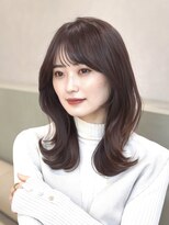 アンアミ シブヤ(Un ami shibuya) 【Unami】池田　大人ミディアム『上品な顔まわり×くびれヘア』