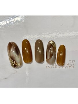 ミオリィ(meoli) ワンカラー+ニュアンスアート