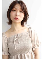 テラス 寝屋川(Terrace)&nbsp;似合わせカットペールベージュ小顔カット外ハネボブ