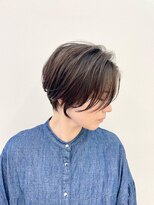 アート ヘア アップップ(ART HAIR UP-PU) 前下がり小顔ショート×アッシュベージュ