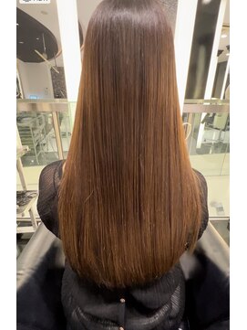 エアー 銀座タワー(AIR) ツヤ髪スタイル/くすみカラー/美髪/ケアカラー　【榛葉】