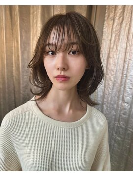 ステップボーンカット トーキョー(STEP BONE CUT TOKYO) 【ステップボーンカット】ミディアムレイヤー/外ハネ