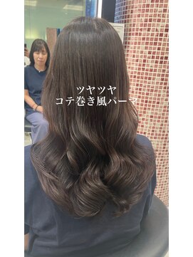 アピッシュ ギンザ(apish ginza) ロングパーマ/韓国風パーマ/コテ巻き風パーマ/デジタルパーマ