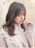 韓国レイヤー/韓国風/顔周り/髪質改善/黒髪/ブリーチなし 立川