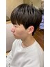 【学割U24メンズ限定】カット＋韓国風ダウンパーマ￥11000→￥9900