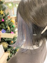 ジールサロン 阿見店(ZEAL SALON) インナーカラー♪パールブルー