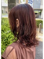 シャル 辻堂(shalu) コテ巻きパーマスタイル