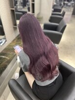 ペレ 栄店(PELE) デザインカラー/レイヤーカット/ウェットヘア/オリーブベージュ