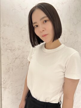 アンドリルム 梅田(&Lillme) ナチュラルストレートボブ