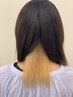 カット＋ワンポイントカラー＋Wブリーチ＋クイックスパorコラーゲンパウダー