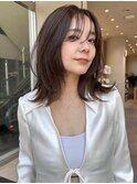 イメチェン前髪小顔こなれミディ_渋谷/表参道