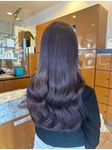 うるツヤ髪質改善×20代ロング柔らかダークブラウン