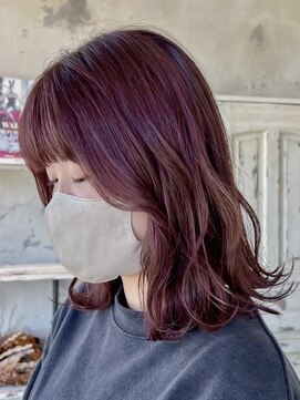 ニュイ(NUIT) ダブルカラーピンクベージュベージュカラーケアブリーチレイヤー