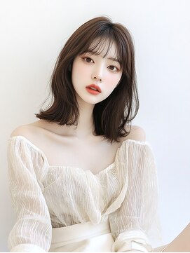 フレイムス ヘアアンドリラックス 大宮東口店(Frames) 20代30代40代★韓国風可愛いモテ髪外ハネミディアムボブ