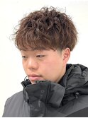 くせ毛/パーマ/茶髪/刈り上げ/骨格カット/マッシュ