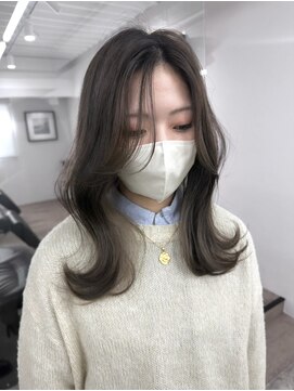 モアナ バイ ヘッドライト 武蔵小杉店(Moana by HEADLIGHT) Moana【武蔵小杉】#グレージュ#くびれヘア#韓国ヘア#レイヤー