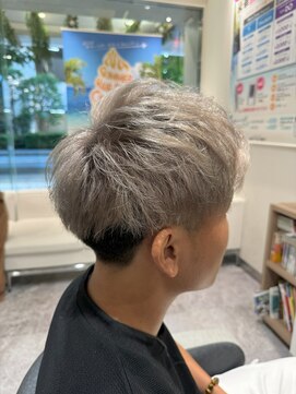 イメージア 町田店(IMAGE A) ツーブロックメンズマッシュアッシュカラー