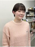 【soso 伊勢田】ショート/ブリーチカラー/チェリーブラウン/横浜