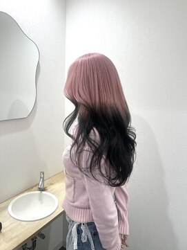 モニカ 栄店(MONIQA) ピンク×黒