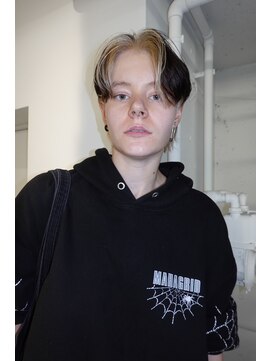 レコ(LECO) ハンサムショートデザインカラーブラックホワイト