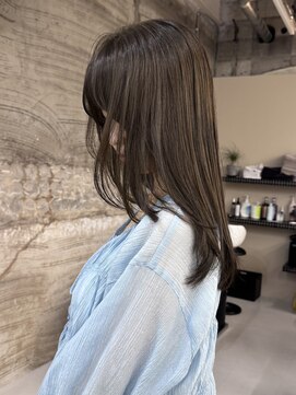 ツキヘア(TUKI hair) ニュアンスカラー/チャコールベージュ/まろやか/高松