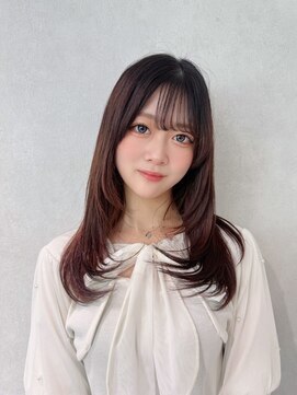 アッシュ 西船橋店(Ash) 暗髪×レイヤースタイル