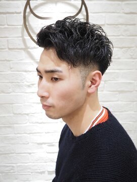 ヘアーアンドグルーミング ヨシザワインク(HAIR&GROOMING YOSHIZAWA Inc.) スパイラルパーマツーブロック刈り上げショート床屋短髪バーバー