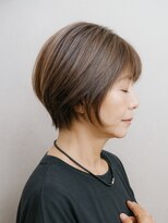 ヘアスタジオヘーフリヒ(HAIR STUDIO HoFLICH)&nbsp;50代似合う髪型女性/前髪ありショート/ショートヘアが得意