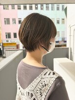 ヘアアンドデイスパ アグー(hair&dayspa AGU) 大人女性丸みショートボブ