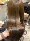 ブリーチなしダブルカラー 透明感カラー ベージュカラー