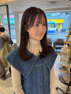 大人ブラウン/枚方美容室/大阪美容室