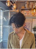 ニュアンスパーマ/波巻きツイストスパイラル[浅草/理容室]