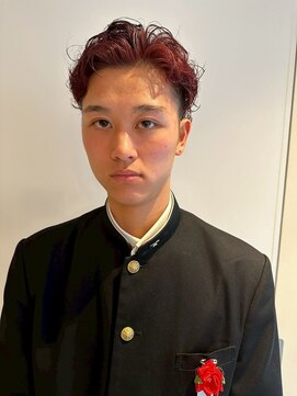 Folklore【フォークロア】翠町支店　《髪質改善サロン》 センターパート/パーマ/赤髪