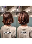 ヘアエステコース+カラー+カット・髪質改善・縮毛矯正・白髪染め