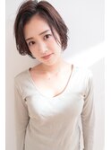 大人可愛いナチュラルショートボブ