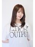 【透明感カラー】似合わせカット+カラー+修復トリートメント¥11000~