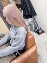 ルイス(Luis)&nbsp;土橋ペールピンクベージュ姫前髪セミロング10代20代