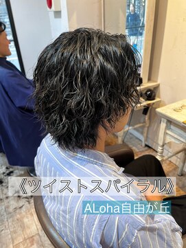 アロハ(ALoha) 《 ソフトツイスパ 》メンズパーマ!
