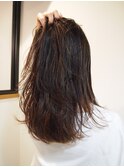 やわらかセミロングスタイル