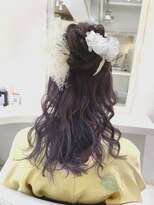 ウーロス(uros.)&nbsp;卒業式☆ハーフアップ