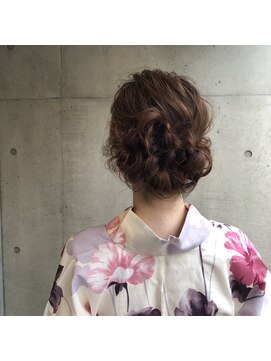 アピッシュ ギンザ(apish ginza) tomoヘア＊浴衣似合わせヘアアレンジ　ふわあれ