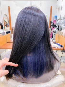 アッシュ 二子玉川店(Ash) 《Ash二子玉川》#ケアブリーチ#インナカラー#ロング#イルミナ