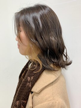 アッシュ 二子玉川店(Ash) インナーカラー　クリアベージュ