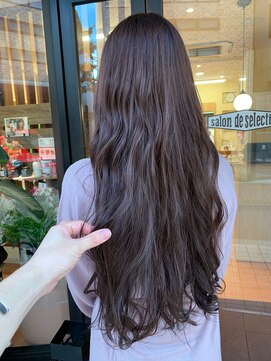 サロンドセレクション(salon de selection) 大人可愛いパープルガネットカラー