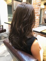 チョビー(Chobii)&nbsp;表参道グレージュデジタルパーマダークアッシュ韓国風春夏/栗原