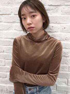 ピークス(PEAKS) 大人ボブ/ミニボブ/前下がりボブ/切りっぱなし/ハイライト