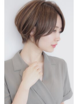 ナチュラルピー 千里丘店(Natural.P) エアリーショート×ブランジュハイライト