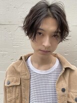 【PARK】センターパート×前下がりショートマッシュ
