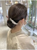 和装に合う結婚式ヘア