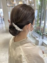 マカロンコワフュールドウシワカマル(macaron coiffure de ushiwakamaru) 和装に合う結婚式ヘア
